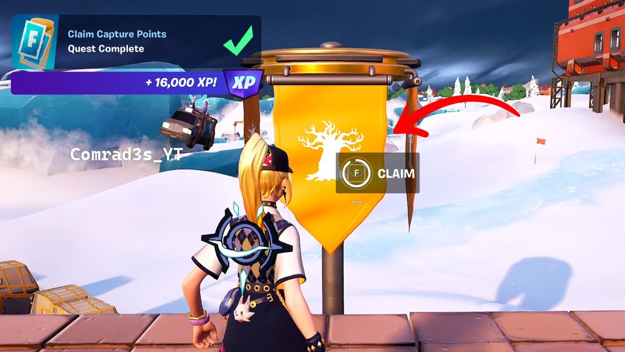 Claim Capture Points in Fortnite