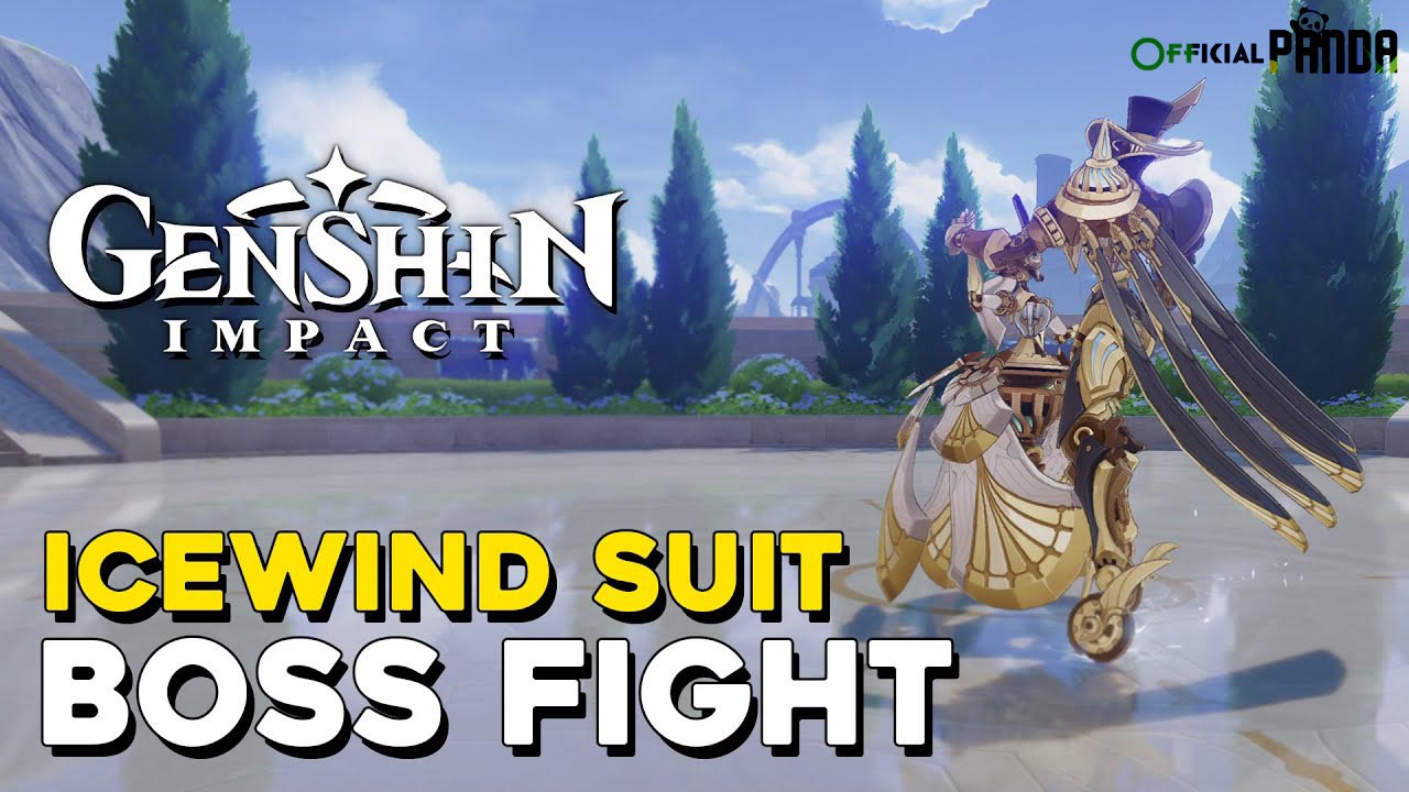 Genshin Impact Icewind Suit Boss Fight