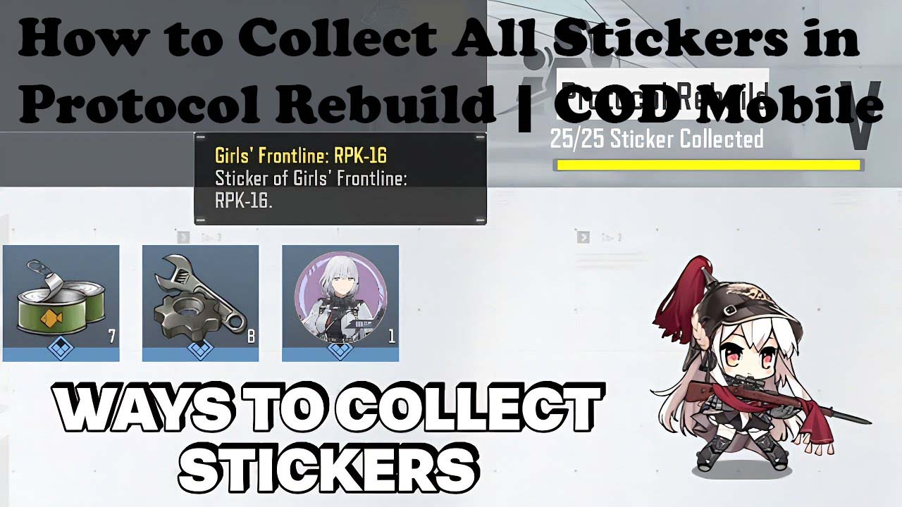How to Collect All Stickers in Protocol Rebuild | COD Mobile