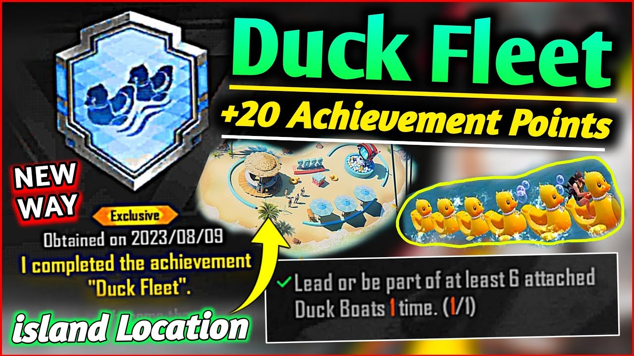 How to Complete Duck Fleet Achievement in BGMI Location