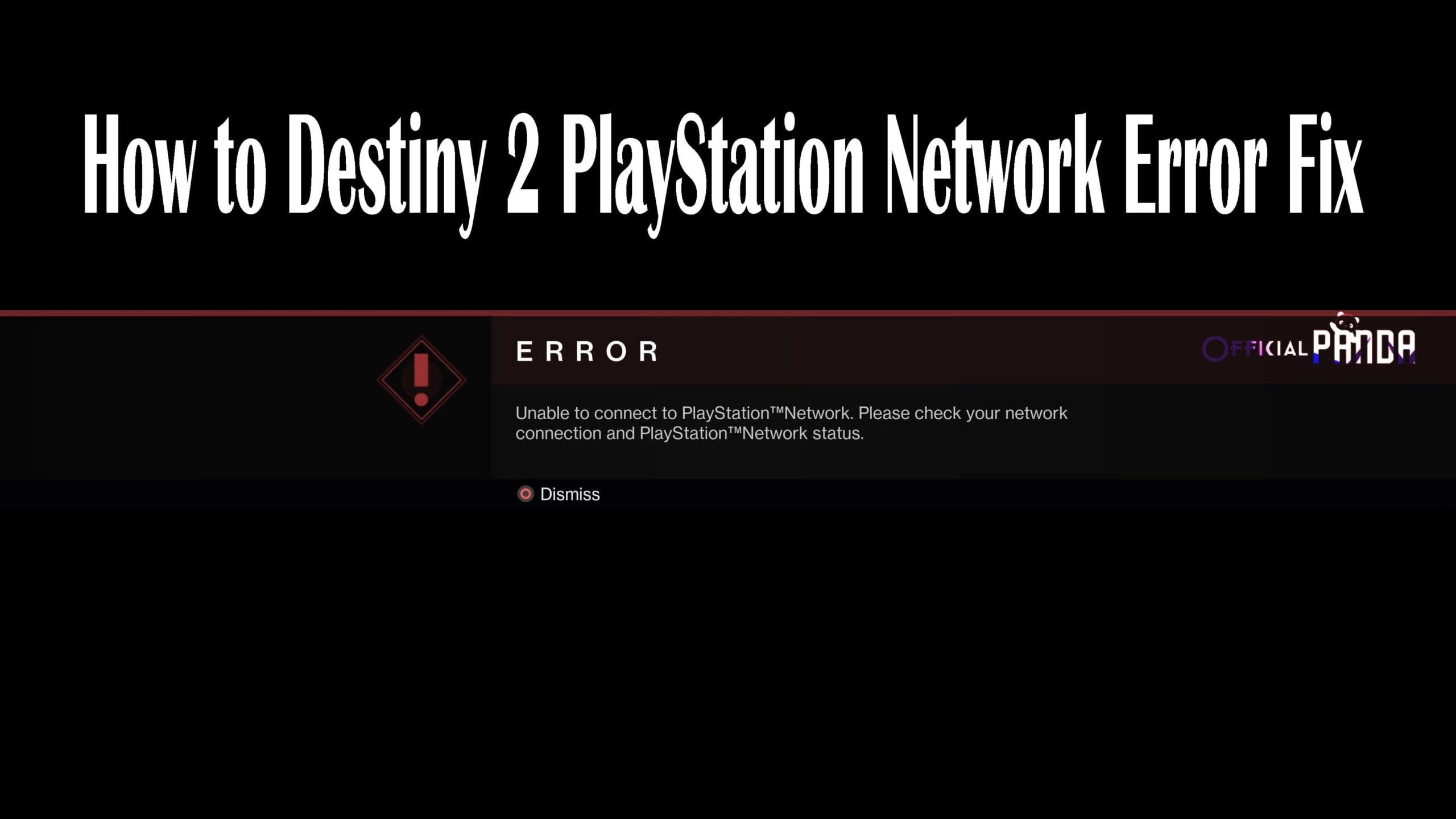 How to Destiny 2 PlayStation Network Error Fix 