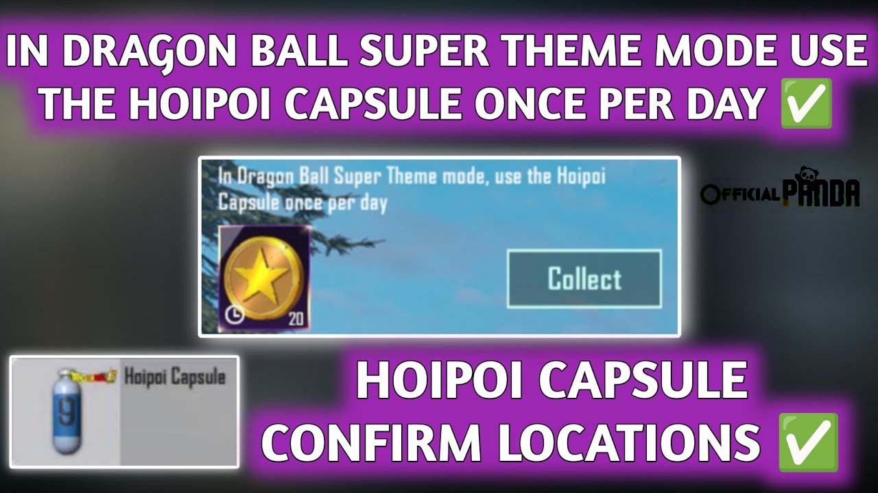 How to Use Hoipoi Capsule In BGMI | In Dragon Ball Super