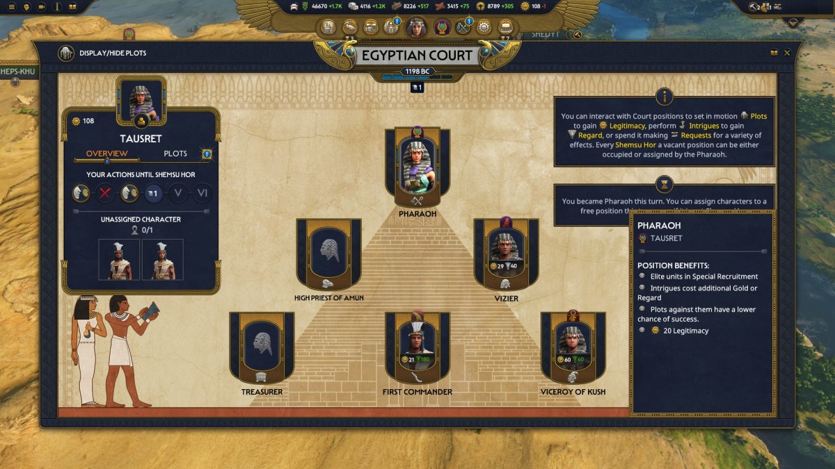 Total War: Three Realms Pharaoh Factions