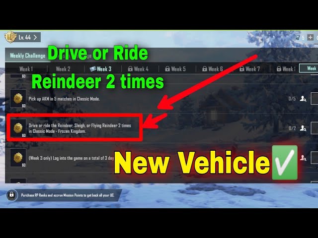 Drive or Ride the Reindeer Sleigh or Flying Reindeer 2 times in Classic Mode Frozen Kingdom