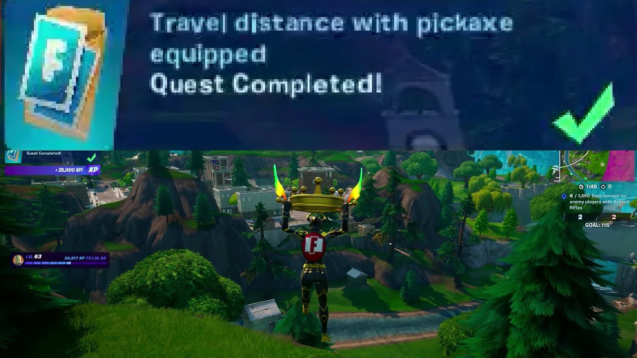 Travel Distance with Pickaxe Equipped: How to Complete it !