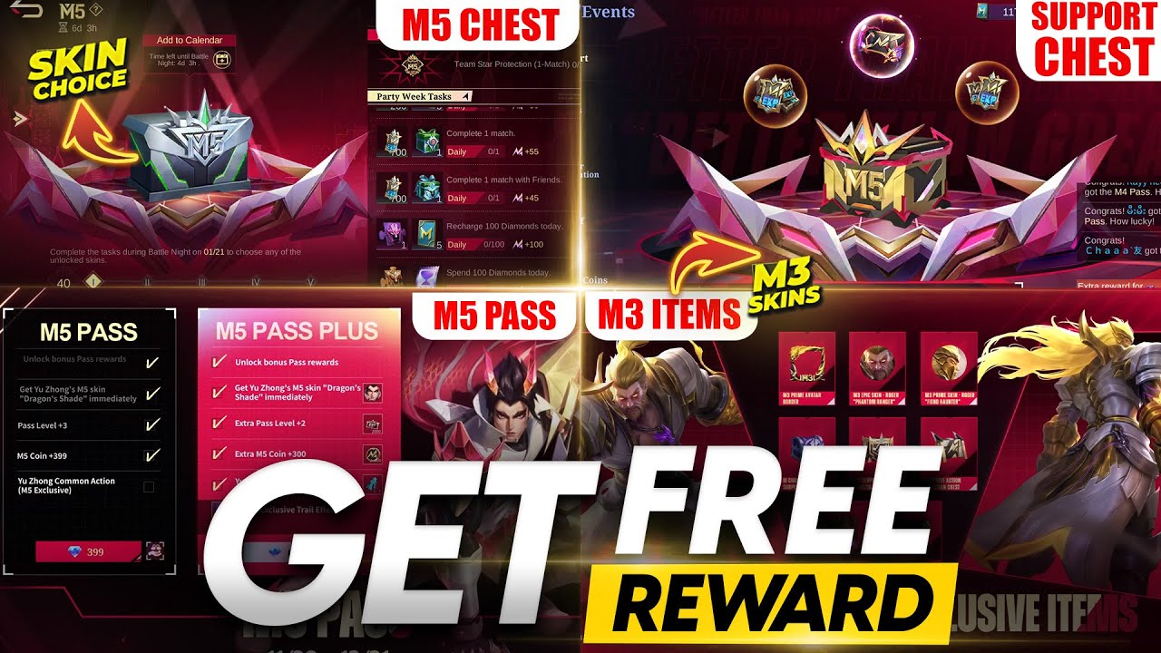 How to Get MLBB Center M5 Pass for Free