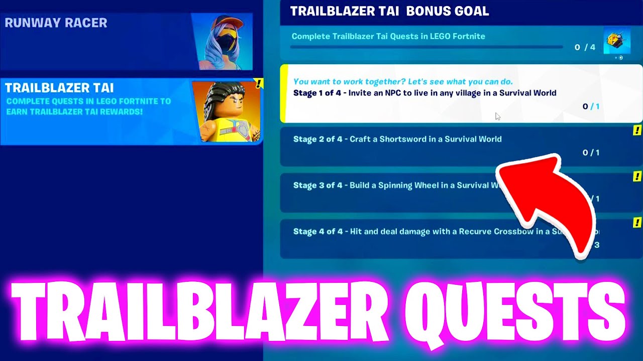 How to complete Trailblazer Tai Quests- Get Free Trailblazer skin in Fortnite