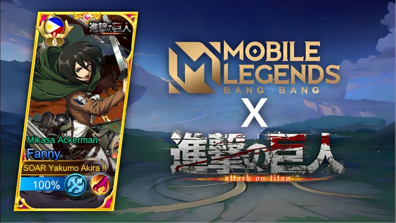 MLBB x Attack On Titan New Collaboration Details Upcoming Event