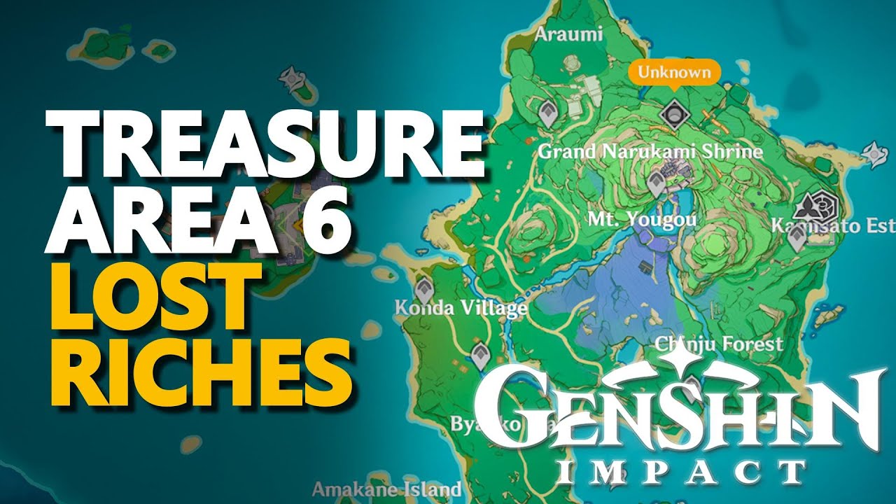  All 6 Lost Riches Treasure Area Locations Genshin Impact! 2024