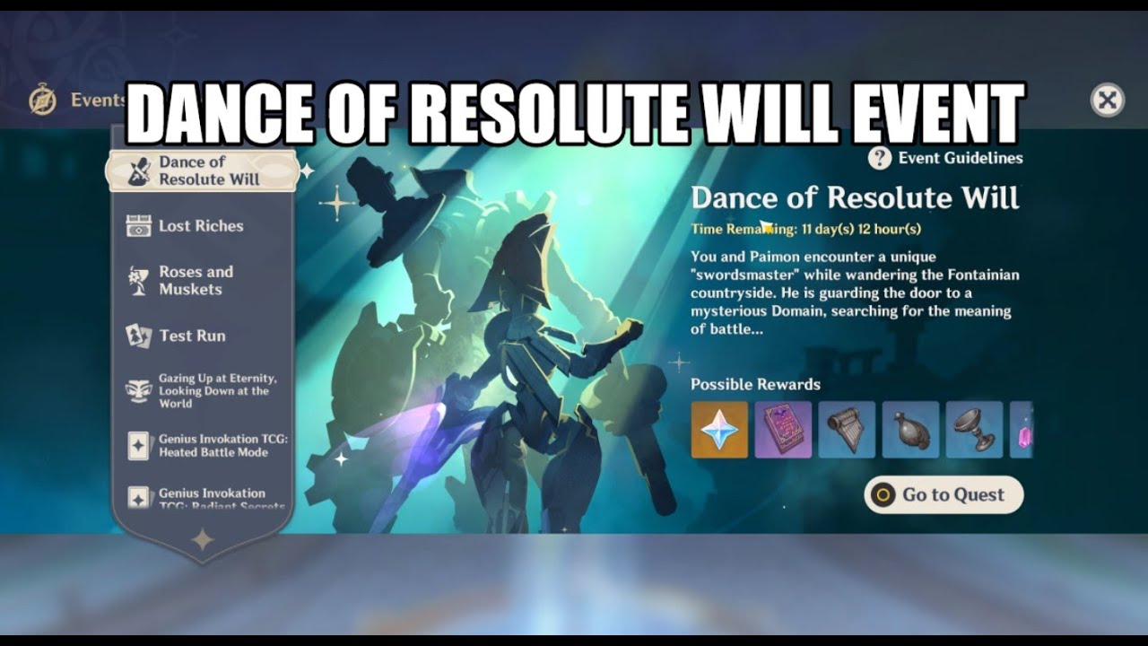  DANCE OF RESOLUTE WILL Event Genshin Impact! Complete Guide Latest 2024