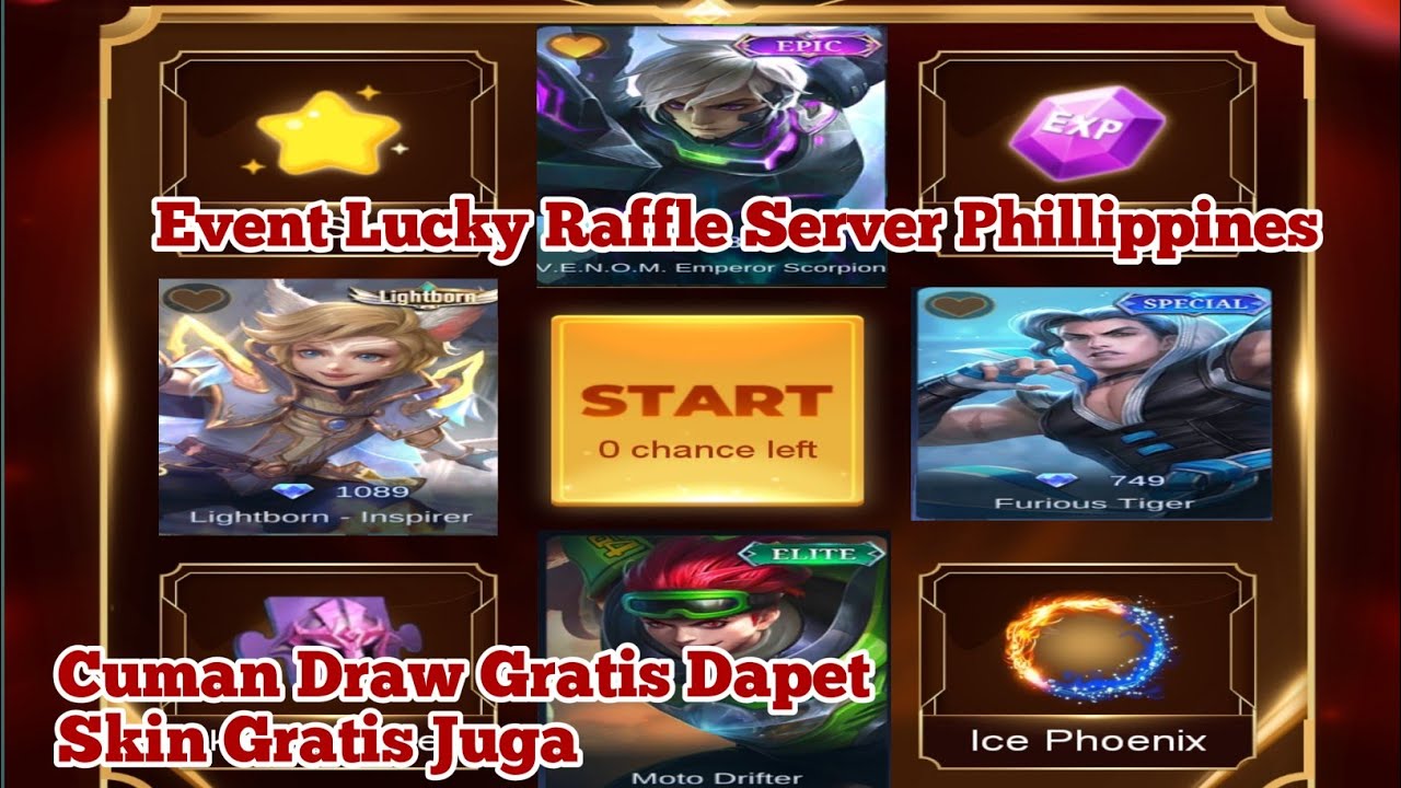  Event Lucky Raffle MLBB! Know how to win 
