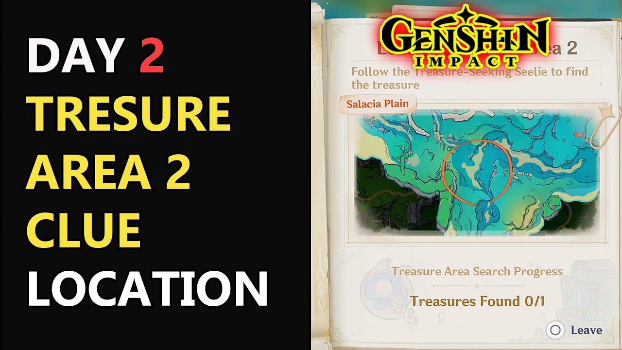 Treasure Area 2 Salacia Plain Genshin Impact Lost Riches! Know Everything