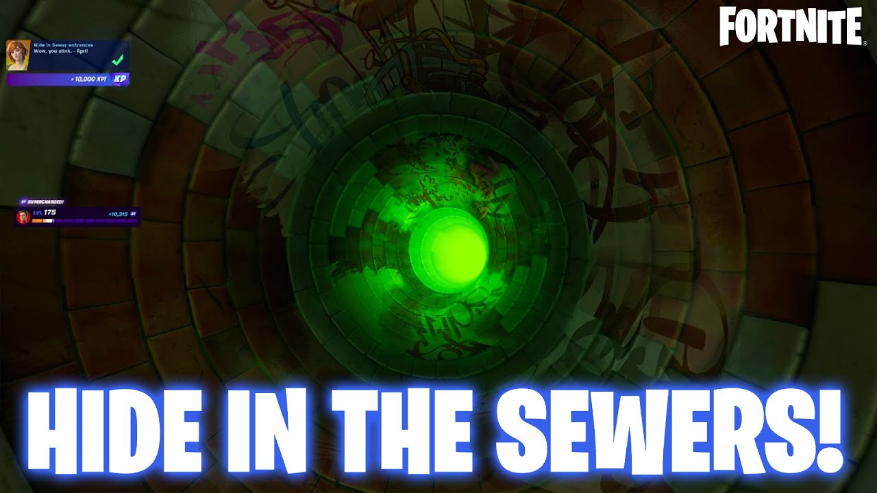  How to Easily Hide in Sewer Entrances Location-Fortnite