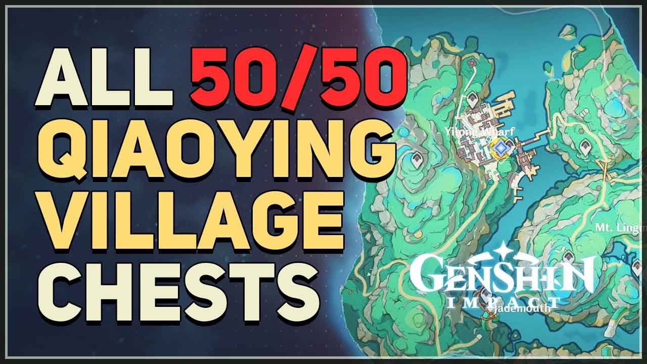 All Qiaoying Village Chests Locations Genshin Impact Chenyu Vale