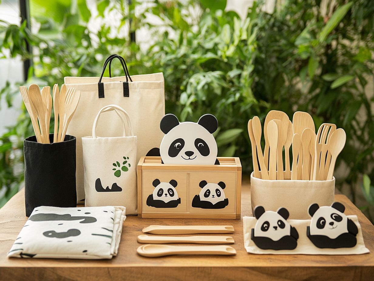 1. Where can I find eco-friendly panda-themed products for sustainable living?