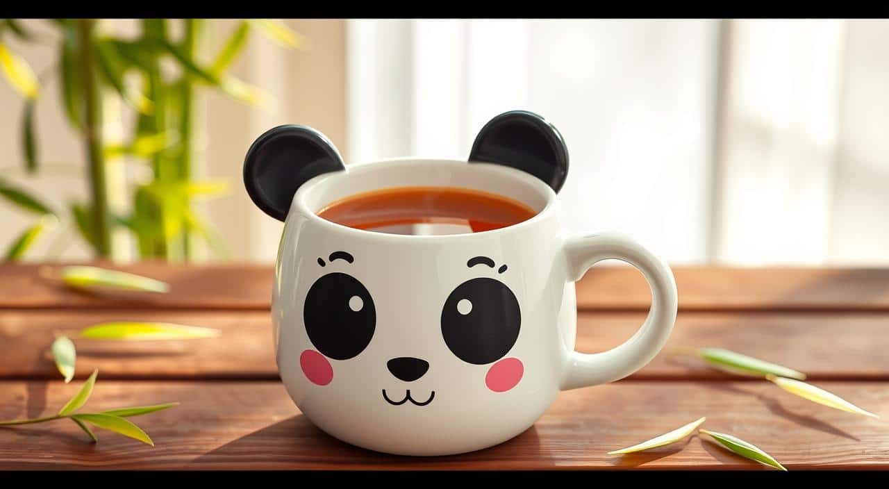 Cute panda mugs and cups