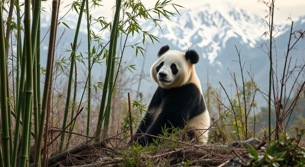 Giant panda climate change