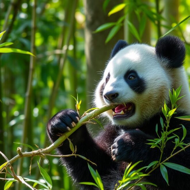 Panda Eating Habits: How They Consume Bamboo