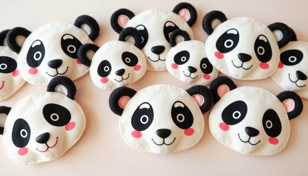 Panda Face Masks