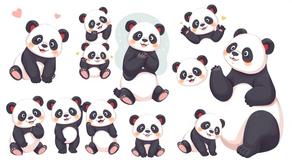 Panda art prints