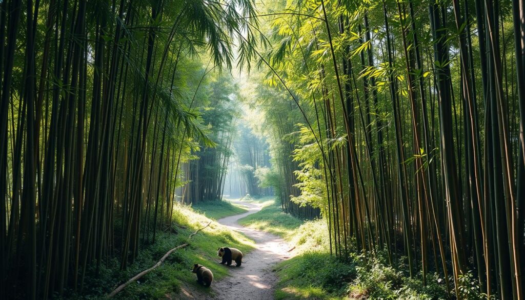 Panda habitat corridor