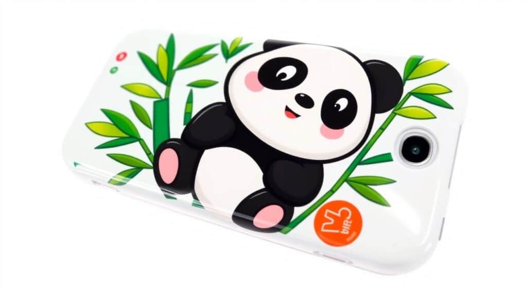 Panda themed phone cases