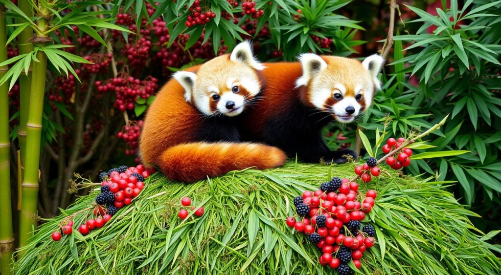 Red panda food