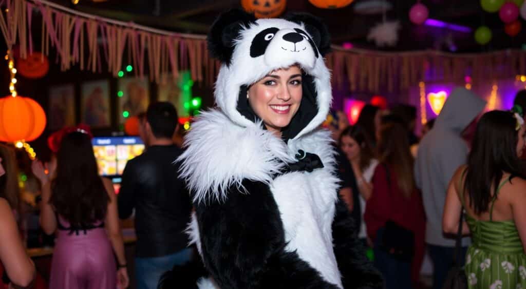 adult panda costume