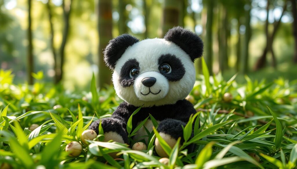 eco-friendly panda plush