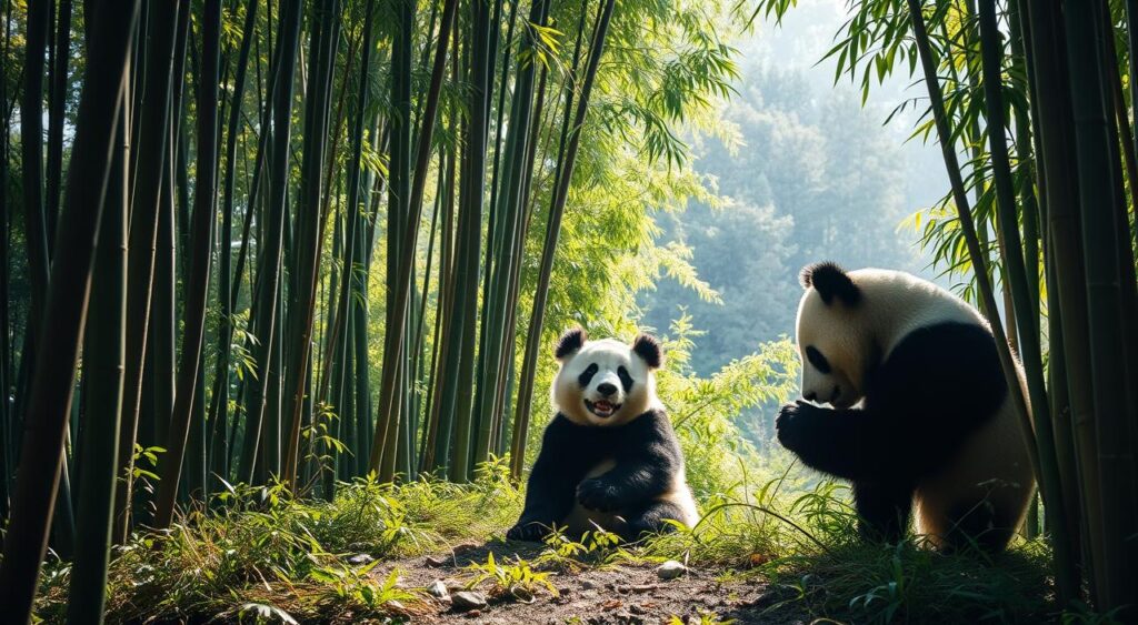 giant pandas