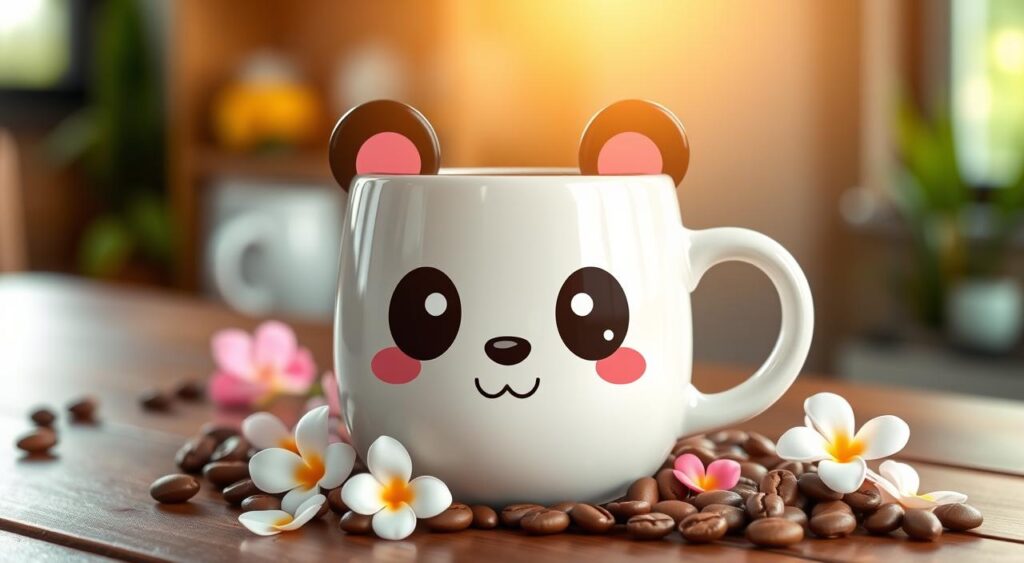 kawaii panda mug