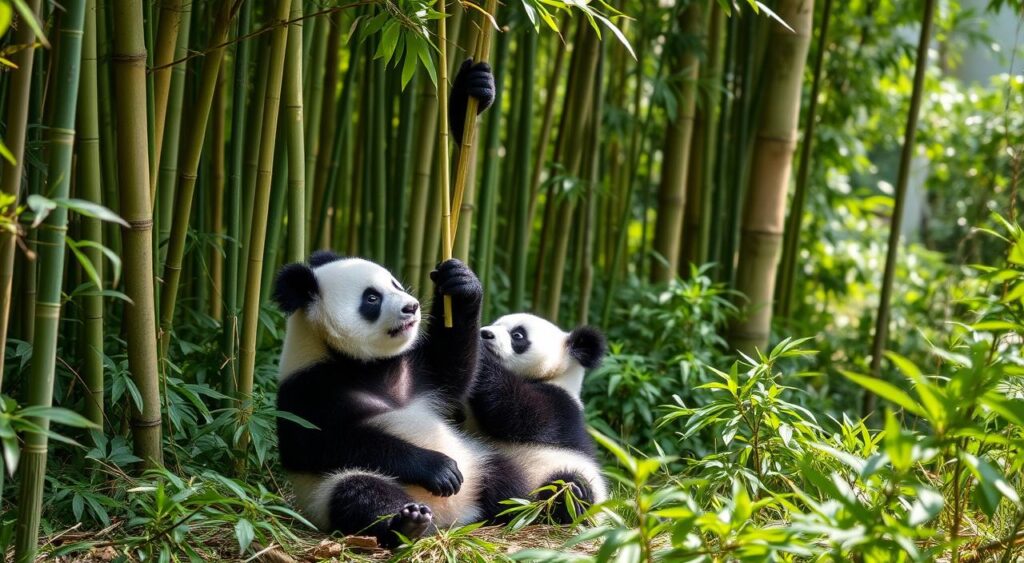 pair of pandas