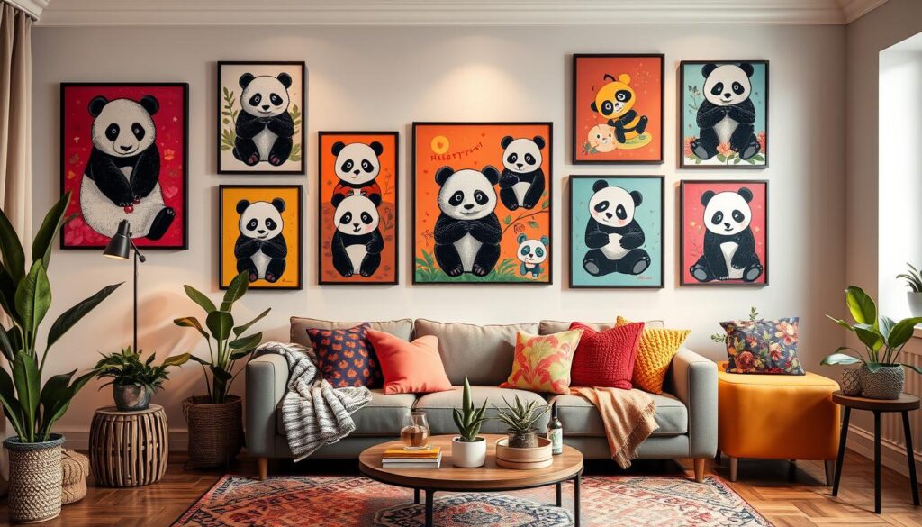 panda art prints