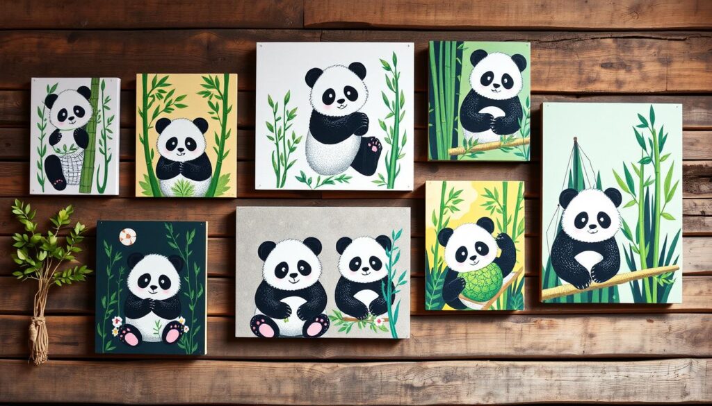 panda art prints