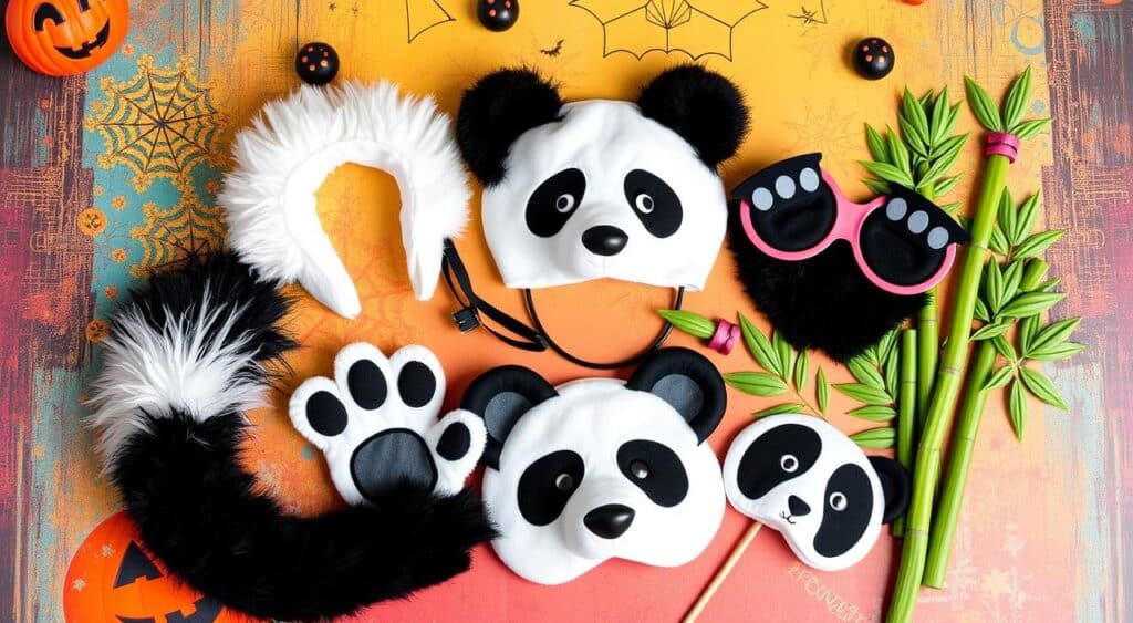 panda costume accessories