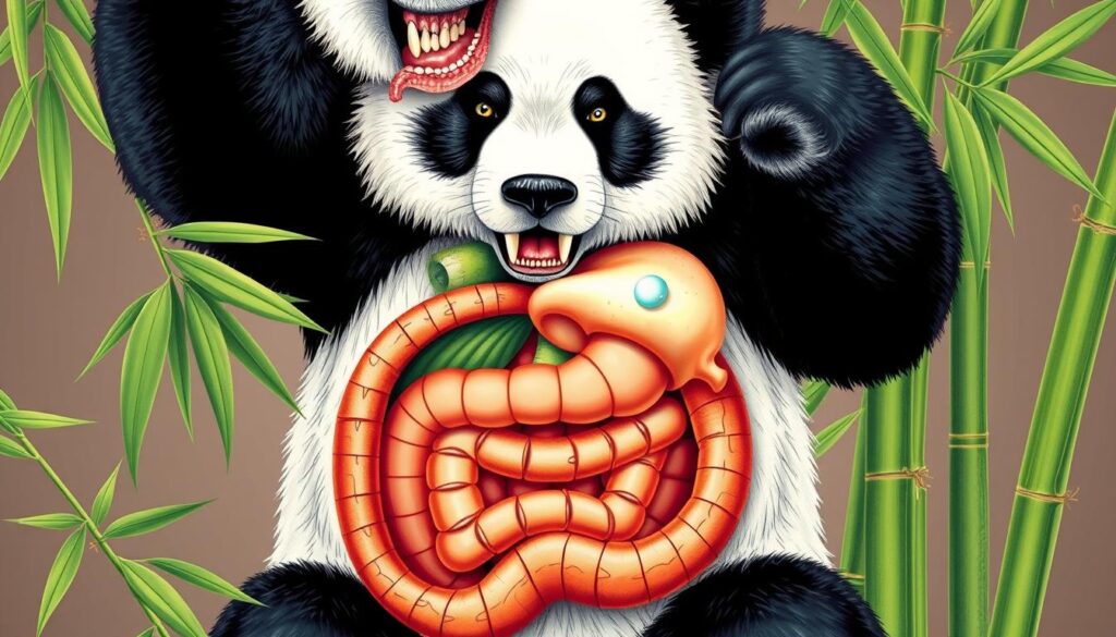 panda digestive system