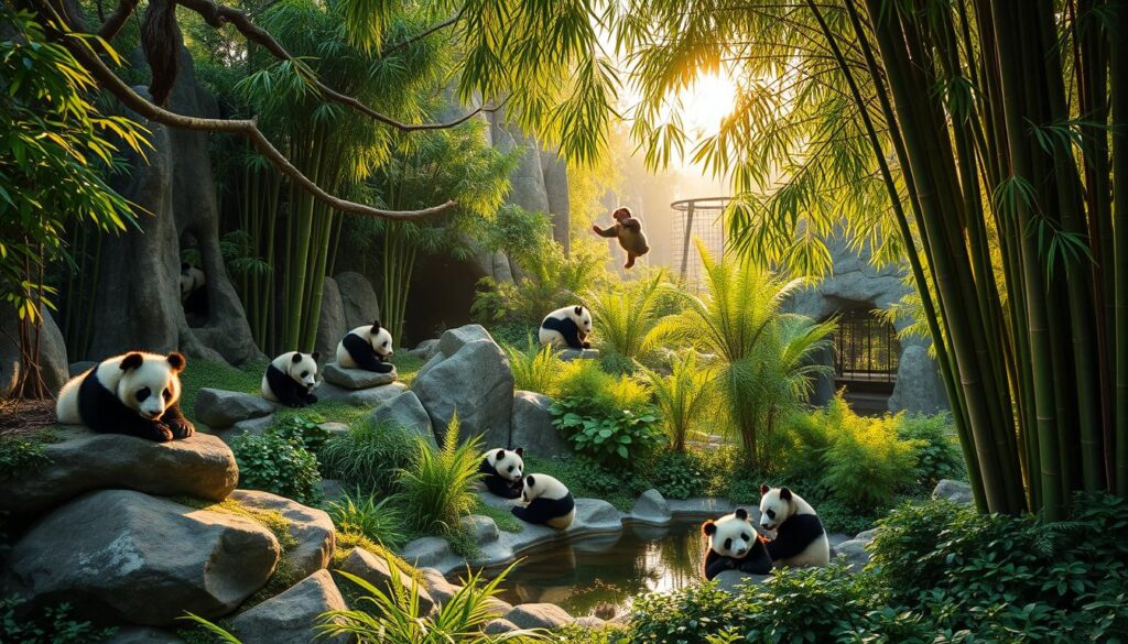 panda enclosure