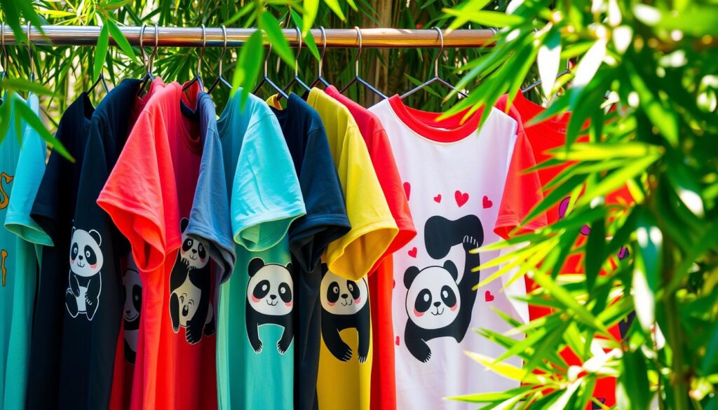 panda graphic tees