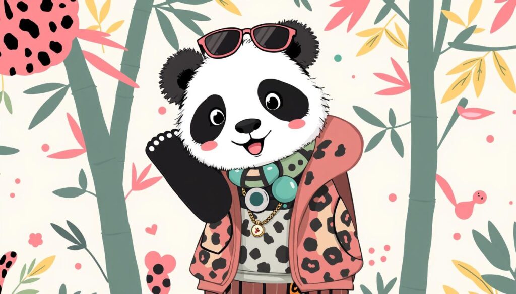 panda-inspired fashion