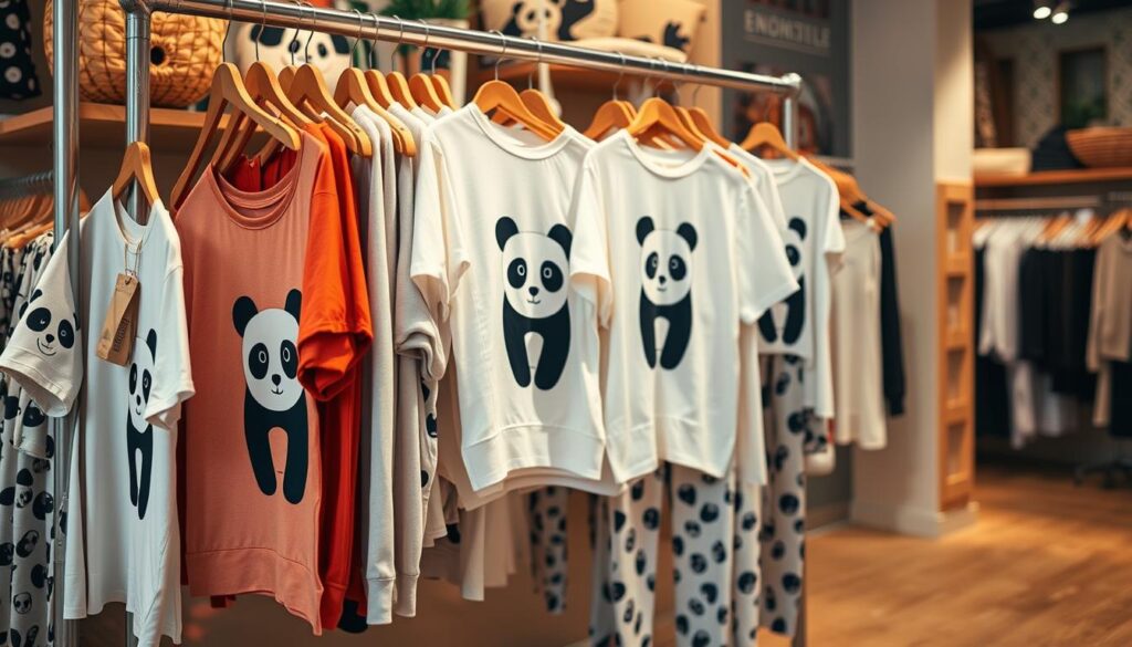 panda print clothing