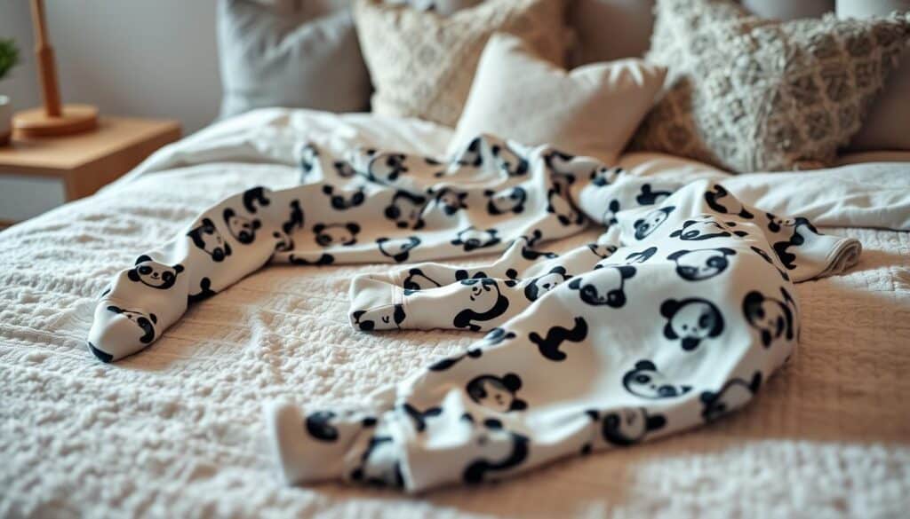 panda print pajamas