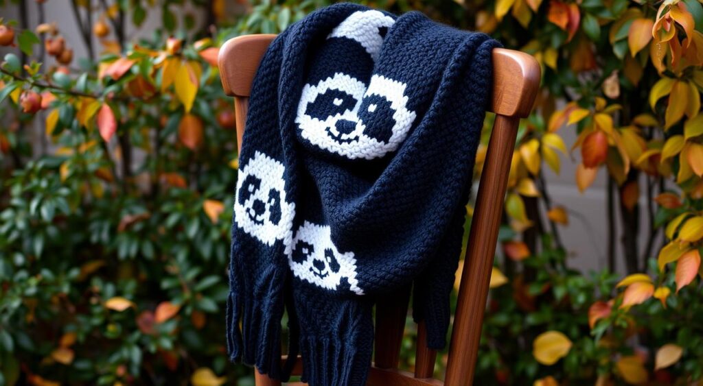 panda scarf