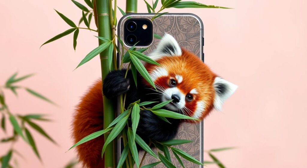 red panda iphone case