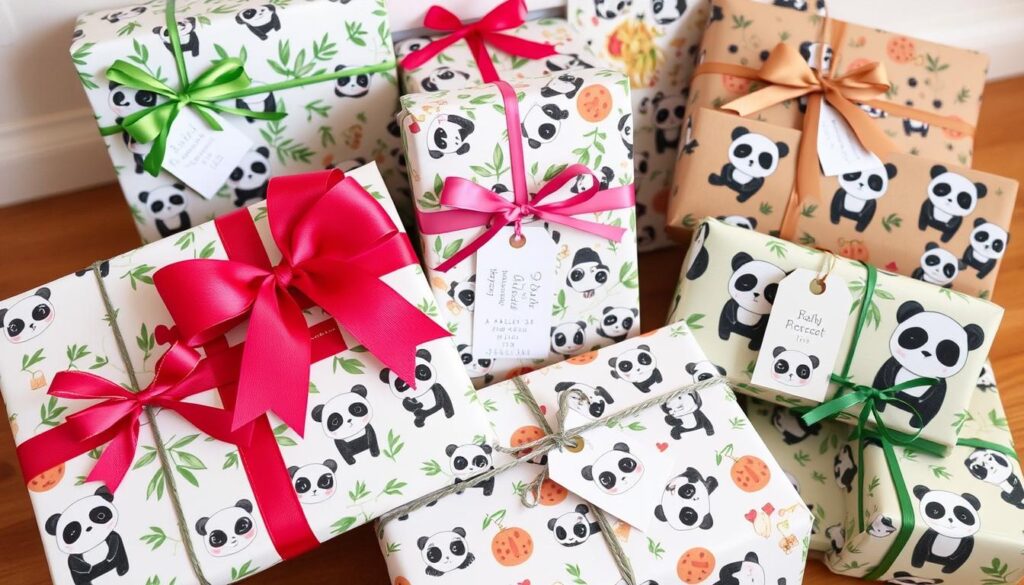 versatile panda gift wrap