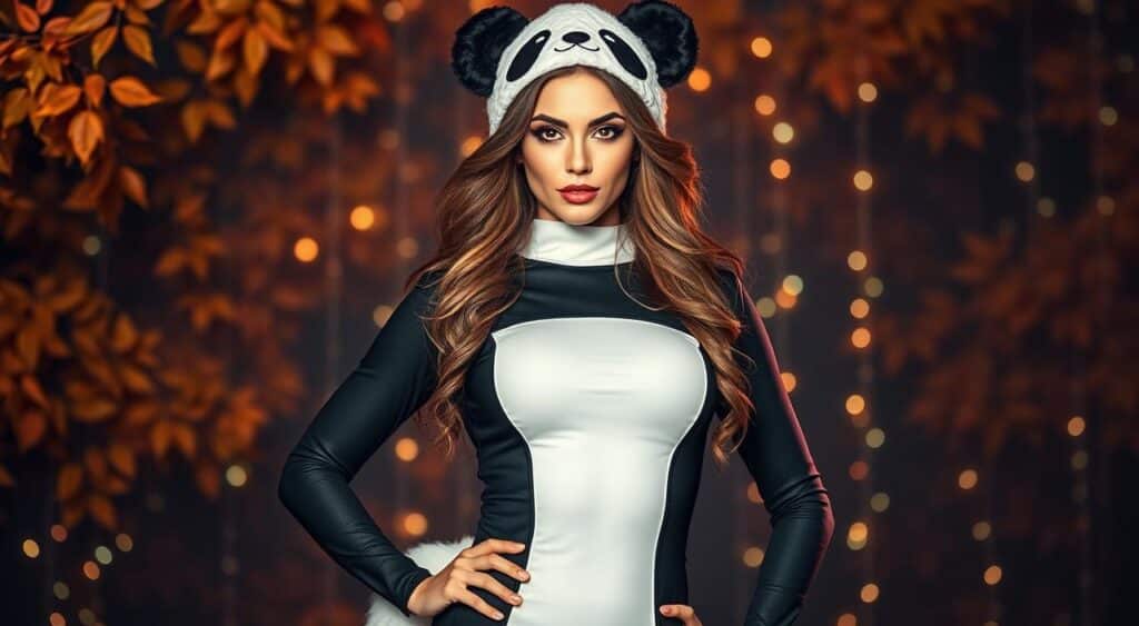 women's panda costume